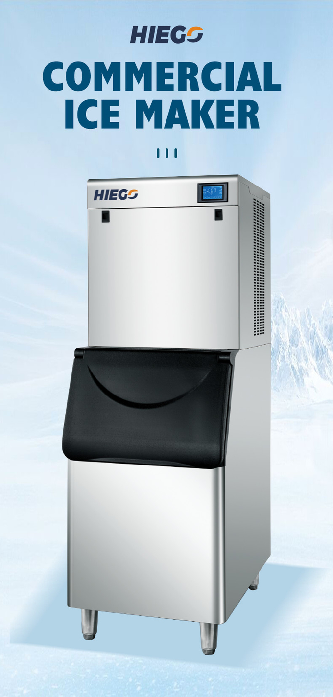 550Kg/24H Commercial Ice Cube Machine เครื่องทำน้ำแข็งแบบพกพา 0